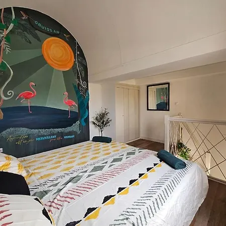 Duplex, Ambiance Nature Avec Vue Sur Les Bateaux 公寓 格吕桑