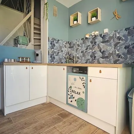 Duplex, Ambiance Nature Avec Vue Sur Les Bateaux Lägenhet *